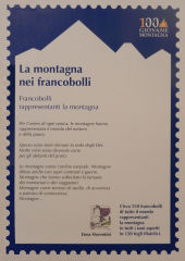 Il Cartello di Presentazione
 della Mostra Filatelica a Torino (19305 bytes)